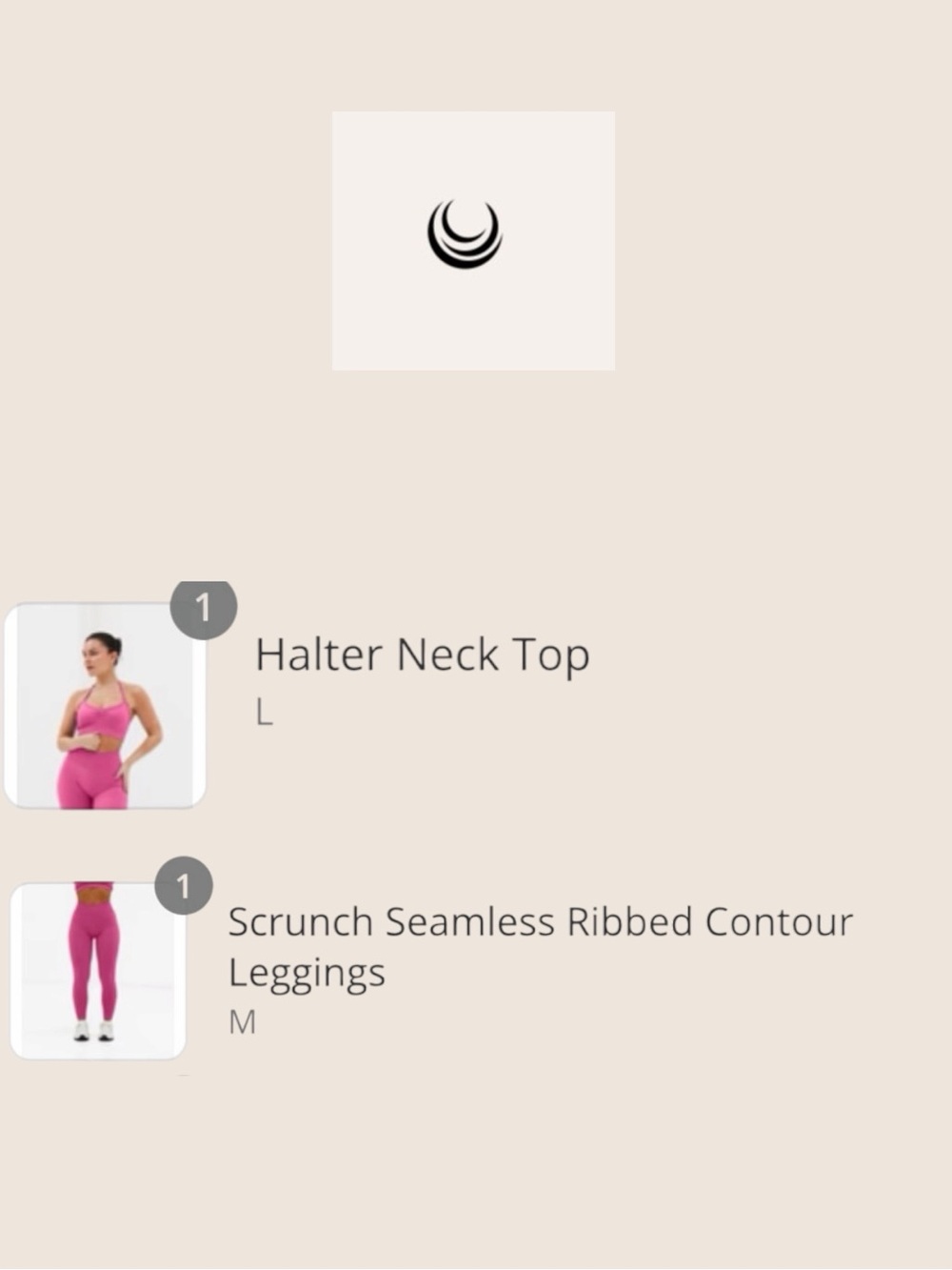 NWT RARE SET Lazuli Label bra & leggings in 🩷Raspberry Sorbet Pink, mixed sizing